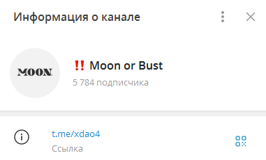Moon or Bust Moon or Bust