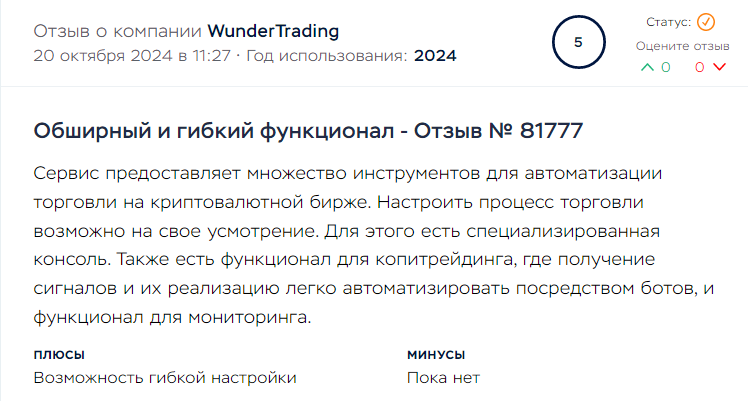 wunder trading отзывы wunder trading отзывы