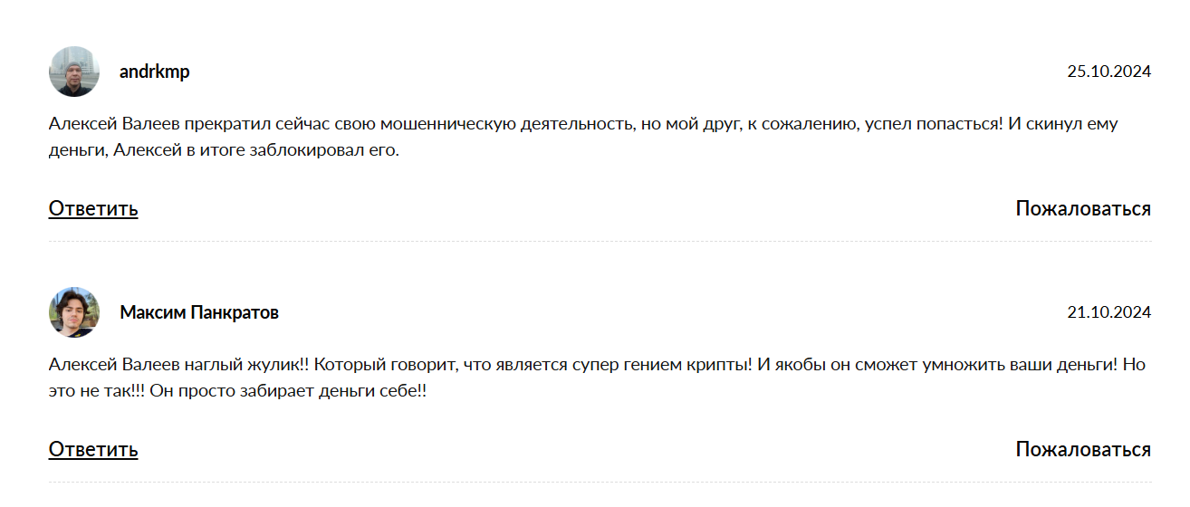 AlexeyValeevInvest AlexeyValeevInvest