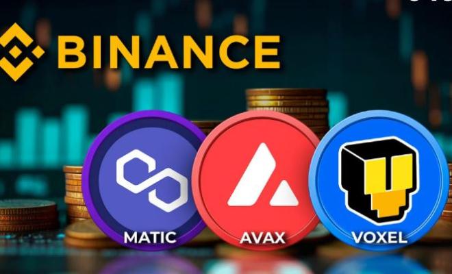 Binance исключит из листинга пары MATIC, AVAX и VOXEL