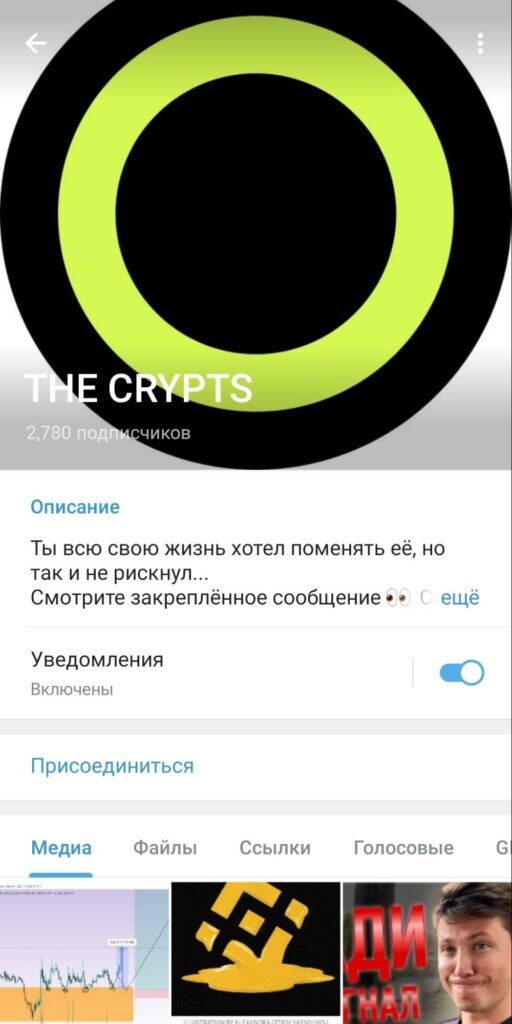 THE CRYPTS канал