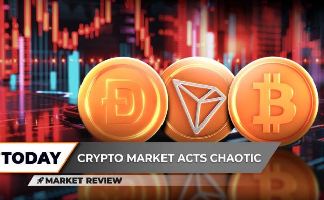 Крипто-хаос: Dogecoin (DOGE) достиг «креста смерти», Bitcoin (BTC) упал до $63 000, Tron (TRX) рухнул на 6,4%. Что дальше?