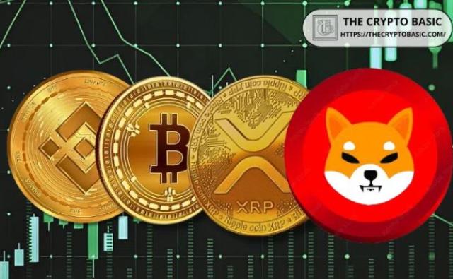 Депозиты Bitcoin, XRP и Shiba Inu на Binance падают на фоне перехода на стейблкоины