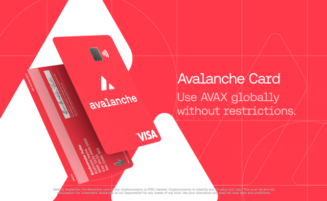 Карта Avalanche: плати криптой без конвертации в фиат