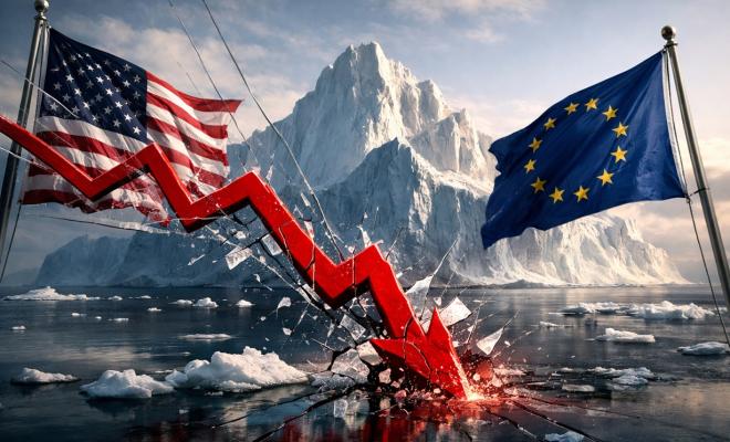 Биткоин резко просел на фоне тарифных угроз США, ликвидации усиливаются, ETF‑притоки остаются в плюсе