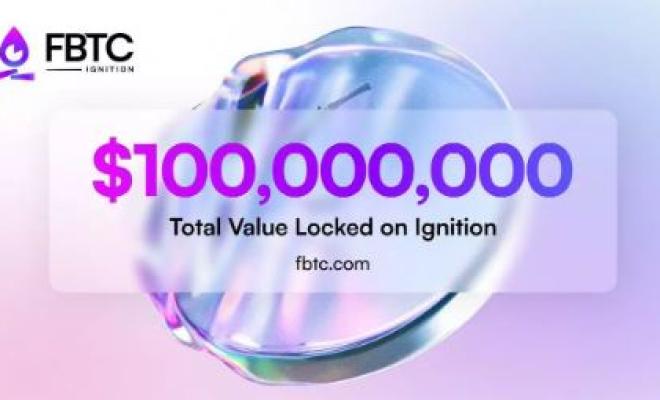 Актив BTC Omnichain FBTC превысил $100 млн в TVL, Ignition представляет кампанию «Sparkle»