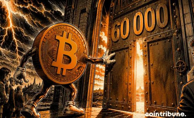 Консолидация Bitcoin у $59 000–$60 000 повышает риск падения к $40 000