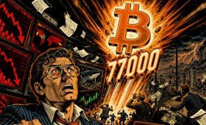 Bitcoin восстанавливается выше $77,000 несмотря на давление продавцов: сможет ли BTC взять отметку $80K?