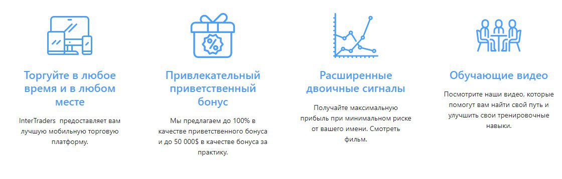 Обзор платформы ИнтерТрейдерс нет