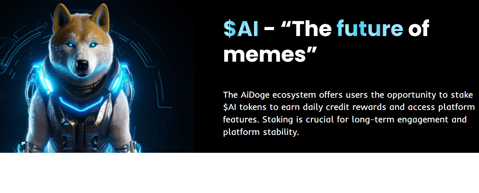 AIDOGE (AI): Генератор мемов и дохода AIDOGE (AI): Генератор мемов и дохода