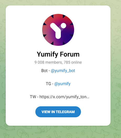 yumify bot