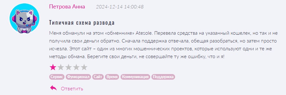 atesole com развод atesole com развод