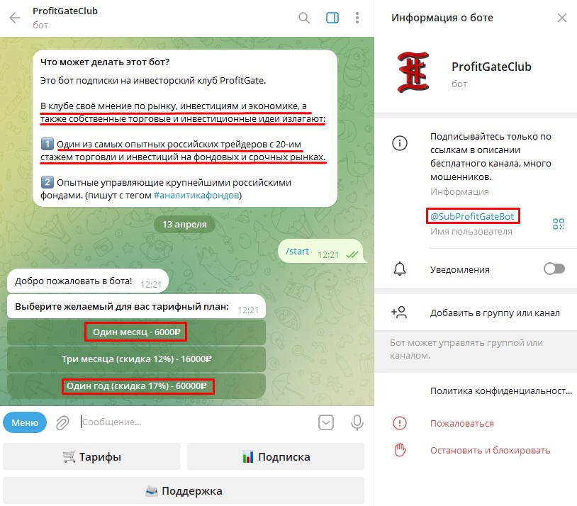 profitgate кречетов