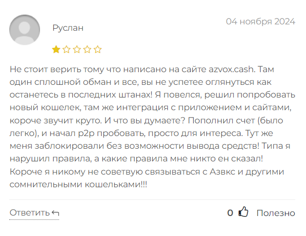 azvox заработок