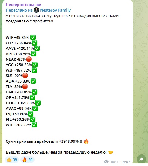 Нестеров в рынке