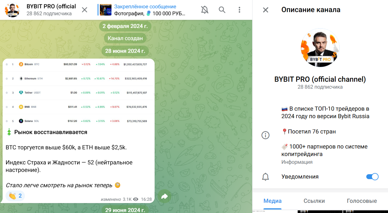 Bybit Pro Official Channel