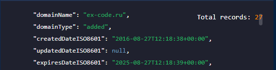 ex code