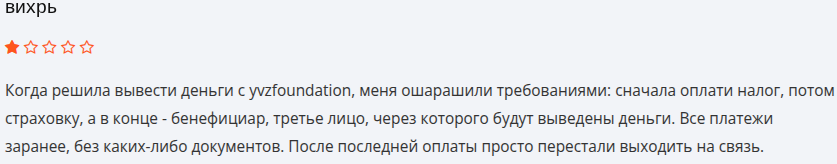 yvzfoundation брокер
