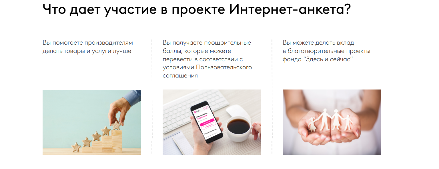 интернет анкета опросник