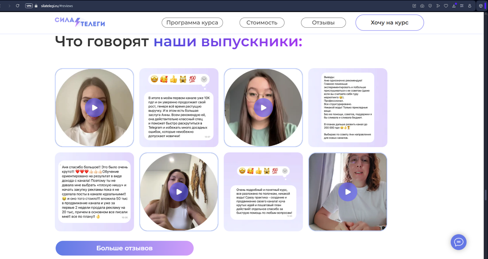 сила телеги курс