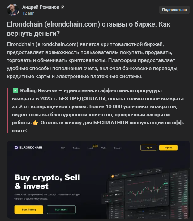elrondchain com