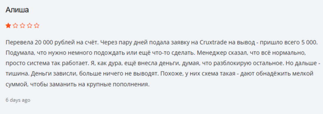 cruxtrade work биржа
