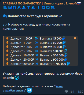 елена прохорова инвестиции