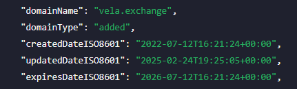 vela exchange