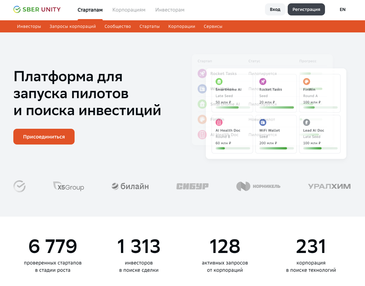 сбер юнити