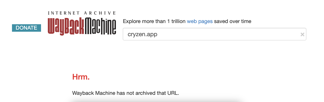 cryzen кошелек