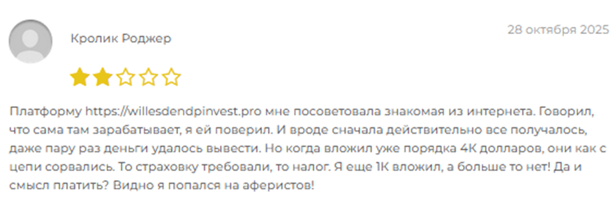 trade willesdendpinvest pro