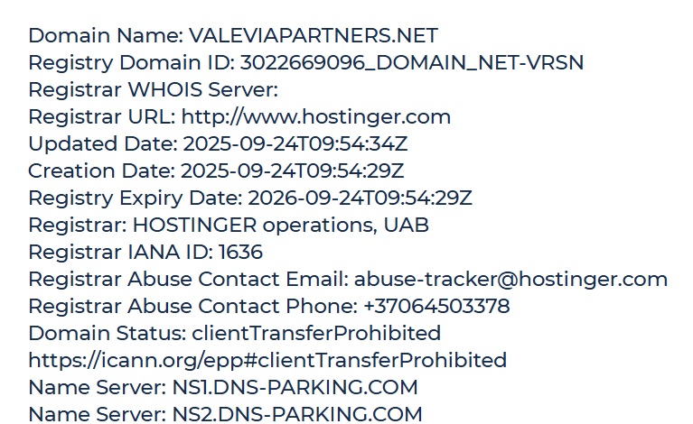 valevia partners отзывы