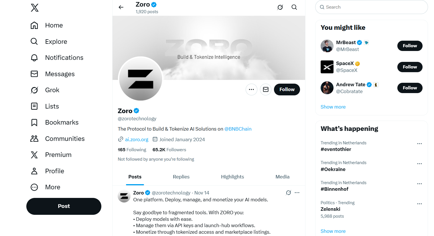 zoro криптовалюта