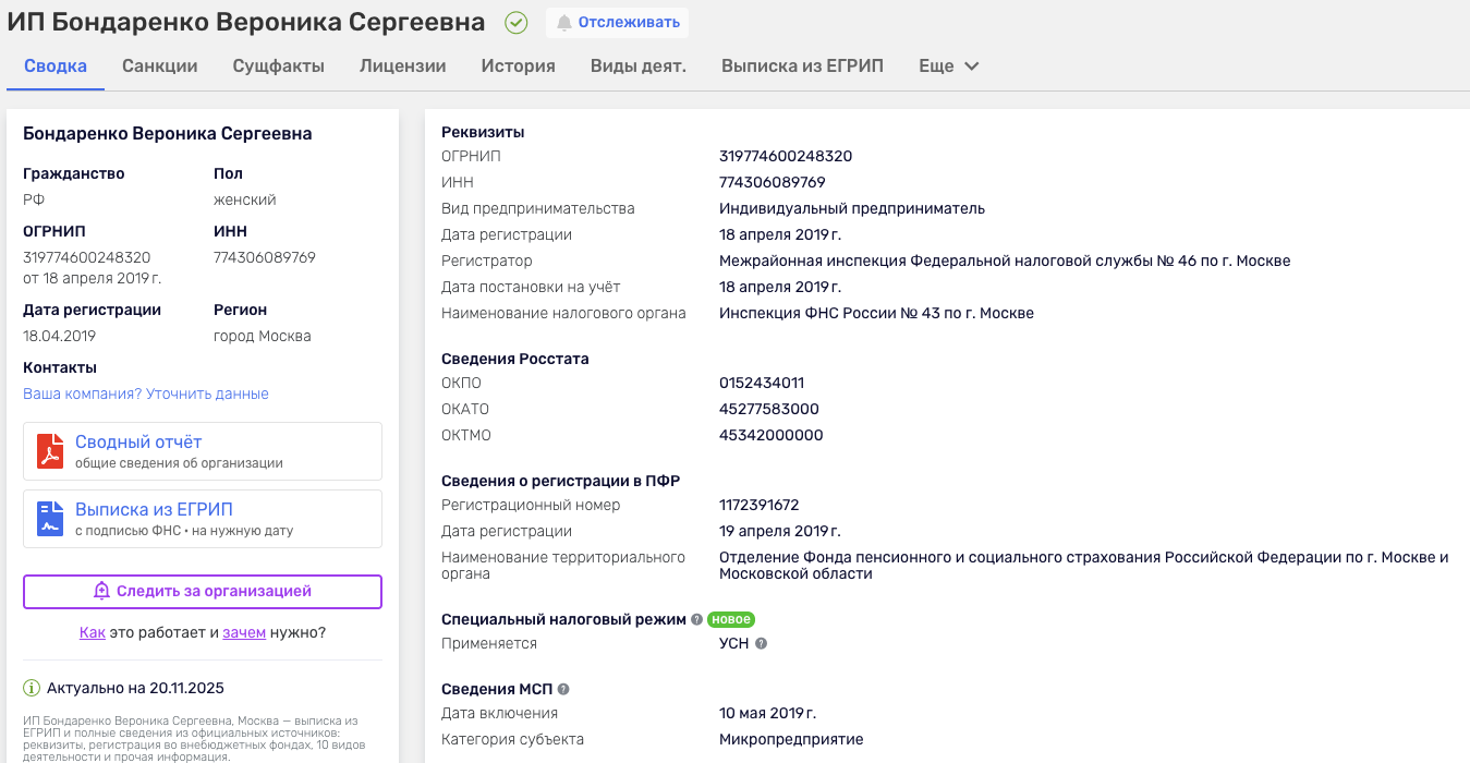 вероника бондаренко блоггер