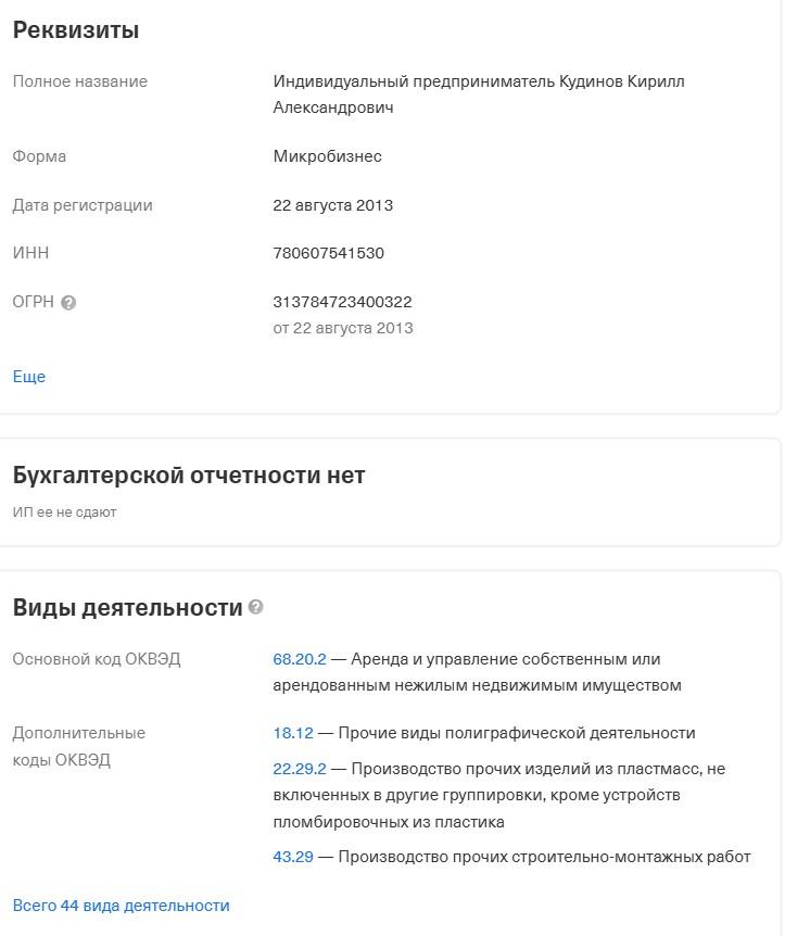 кудинов кирилл александрович