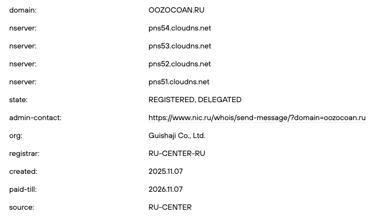 oozocoan отзывы