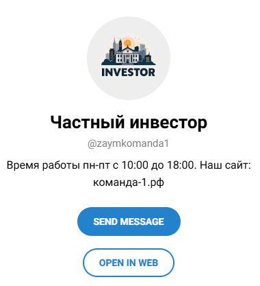 частный инвестор команда no 1