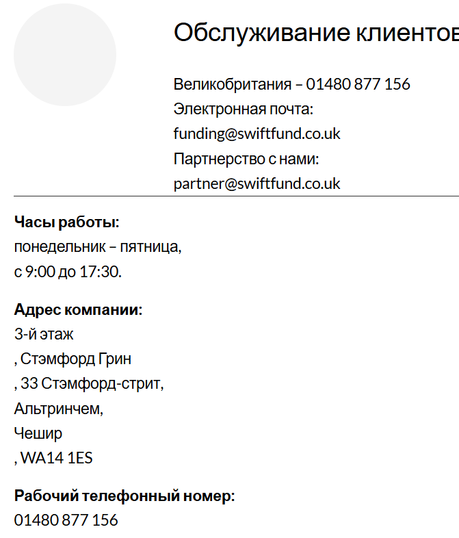 Swiftfund Investment отзывы
