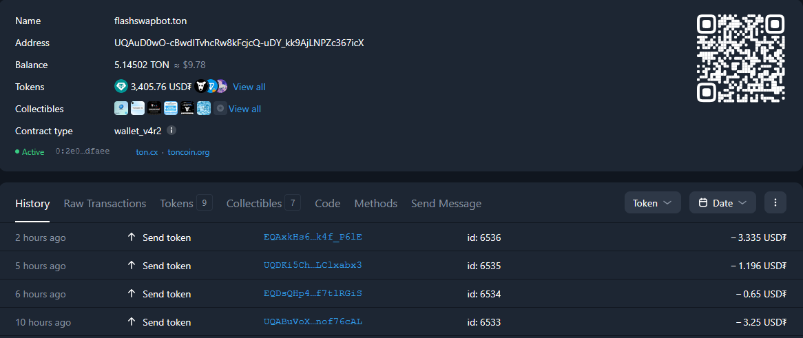 flash swap bot скам