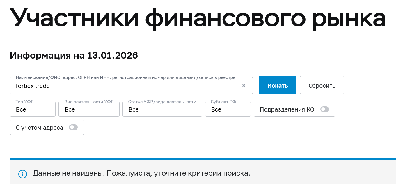 forbex trade отзывы телеграм