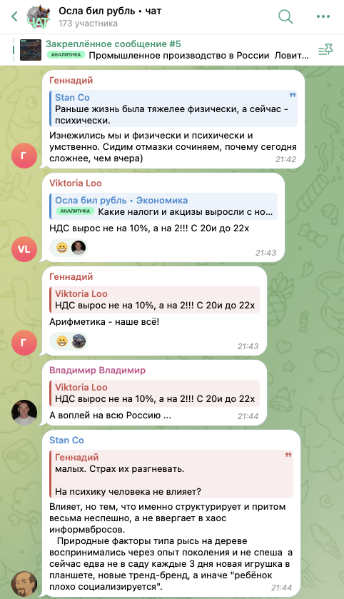 ТГК осла бил рубль