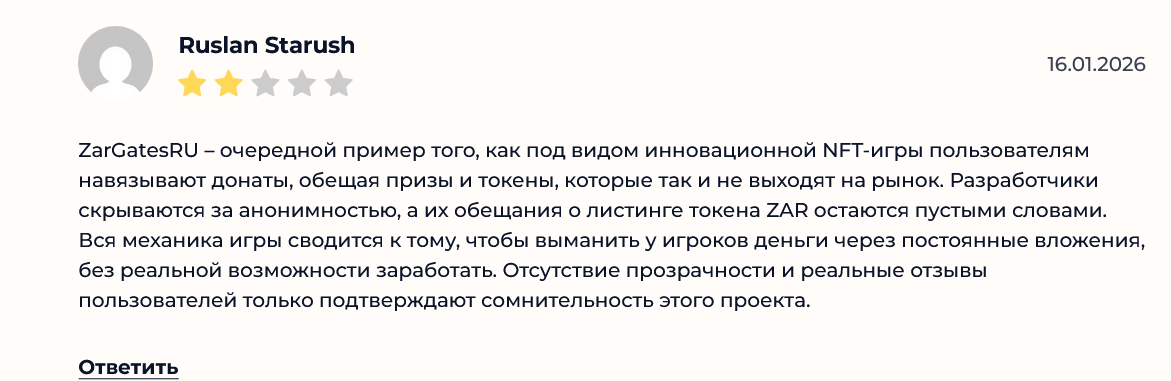 zargates giftbox отзывы