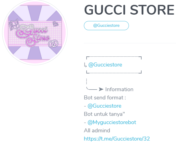 gucci store в телеграмм отзывы