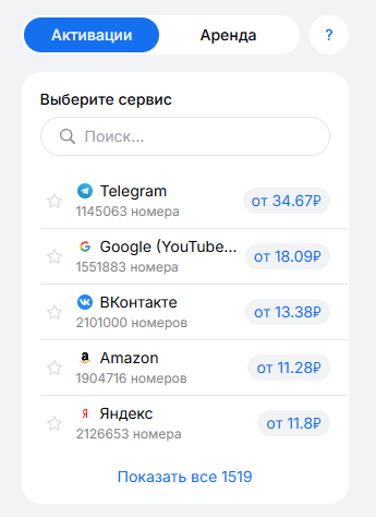 sms fast виртуальные номера отзывы