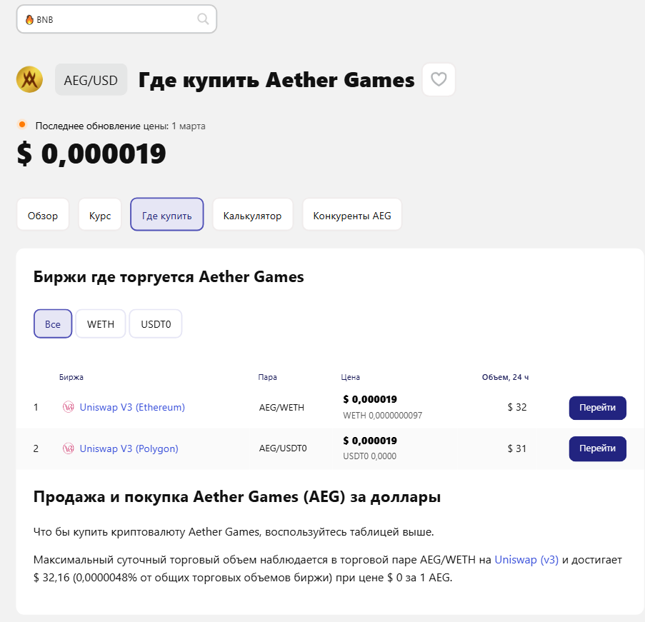 aether games курс