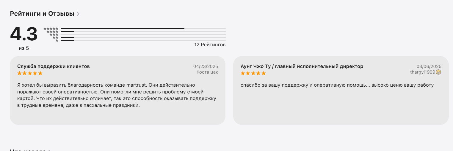 martrust для моряков