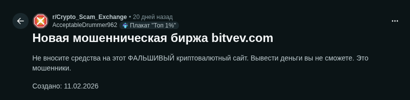bitvev com отзывы