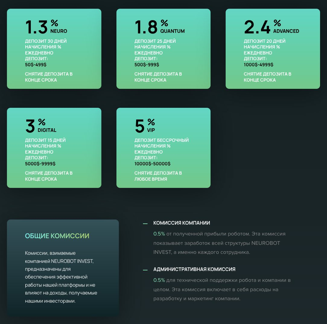 neurobot invest com отзывы