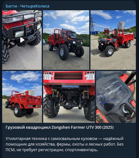 багги четыре колеса телеграмм что это