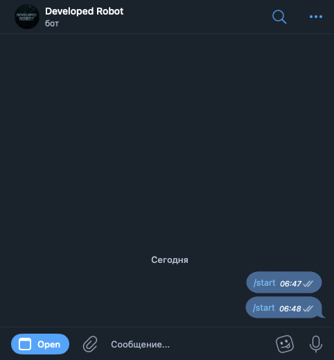 developed robot telegram отзывы